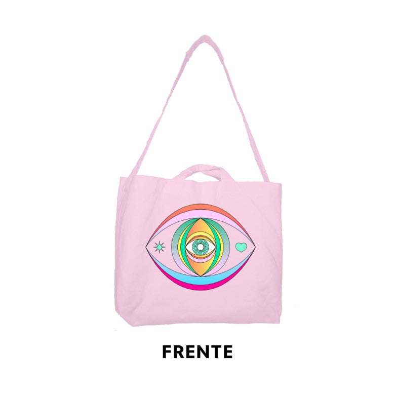 Tote Bags Sabiduria Psicodelica Rosa