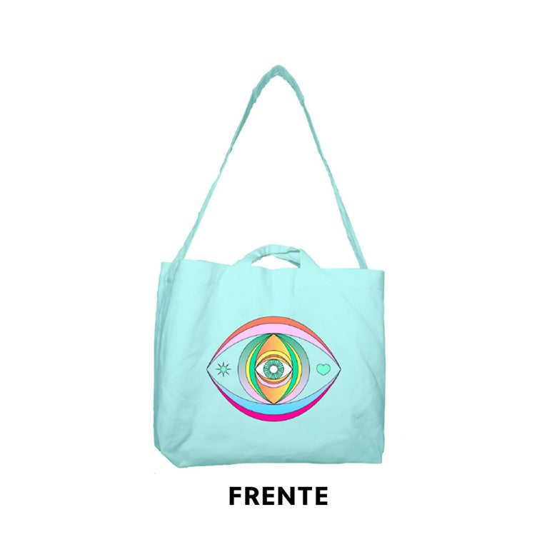 Tote Bags Sabiduria Psicodelica Azul