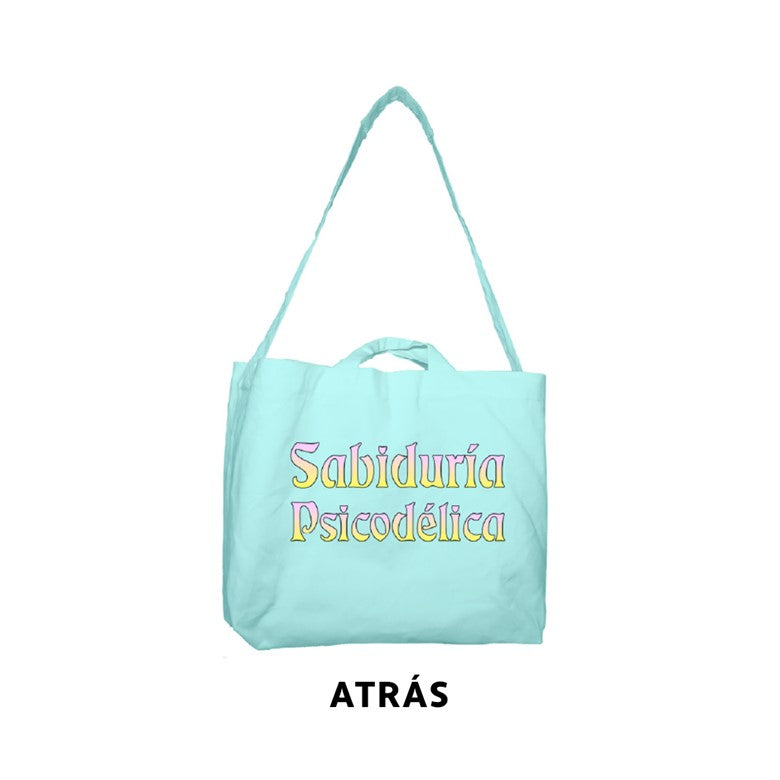 Tote Bags Sabiduria Psicodelica Azul