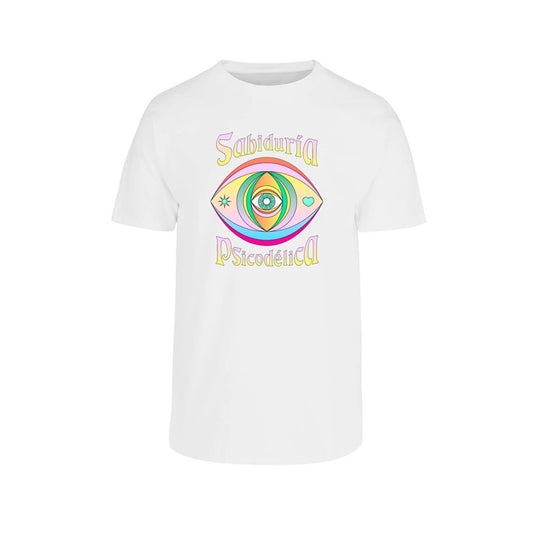 Playera Sabiduria psicodelica Blanca