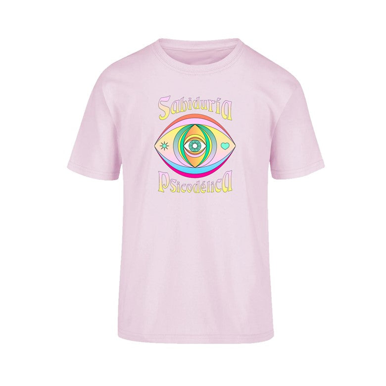 Playera Sabiduria psicodelica Rosa