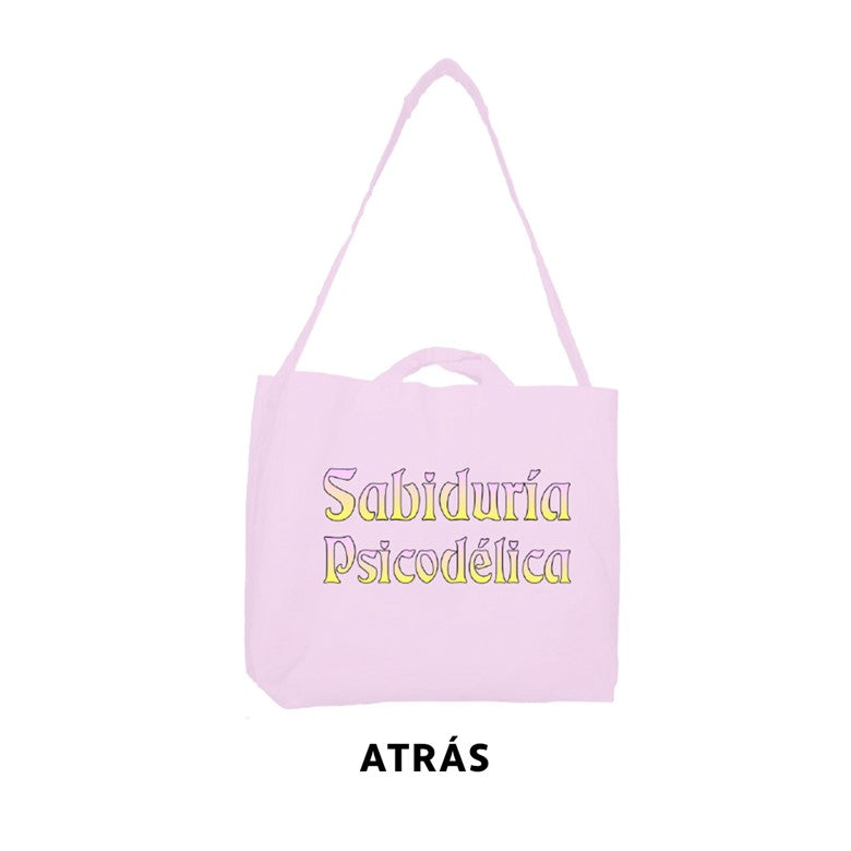 Tote Bags Sabiduria Psicodelica Rosa