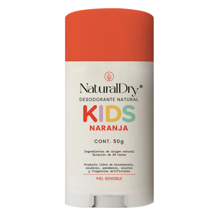 Desodorante Kids - NaturalDry® - 100% Natural - No obstruye los poros - Hidrata tu piel - Elimina el mal olor