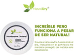 Desodorante Natural UNISEX - 100% Natural - Aroma natural a Verbena